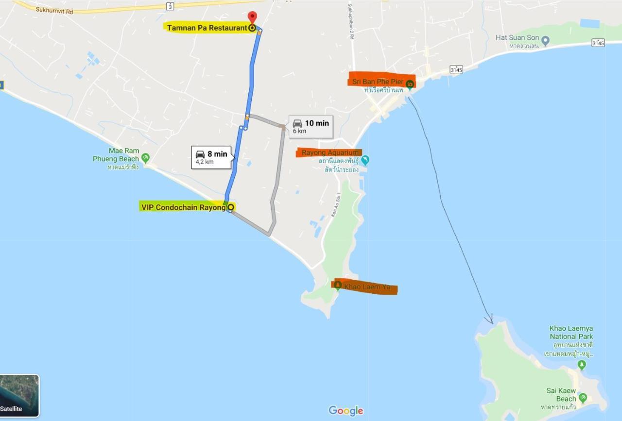 Panorama Sea View Room 245, V.I.P Condo Chain Rayong Ban Phe Luaran gambar